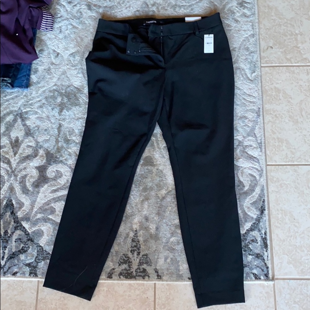 Express Skinny Mid Rise Stretch + Pants